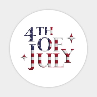 4th of July 3D Magnet